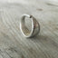 Vertical view of Spoon Ring from 1847 Rogers Vesta Size 10