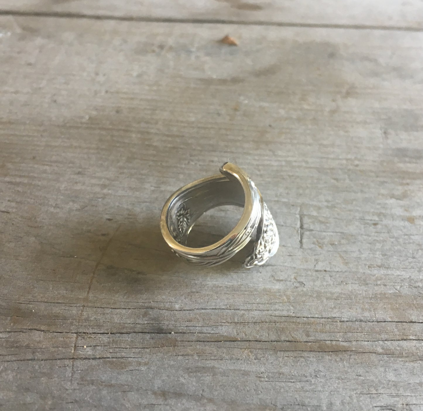 Coil Wrap Spoon Ring Oneida Grape Vineyard Size 7.5