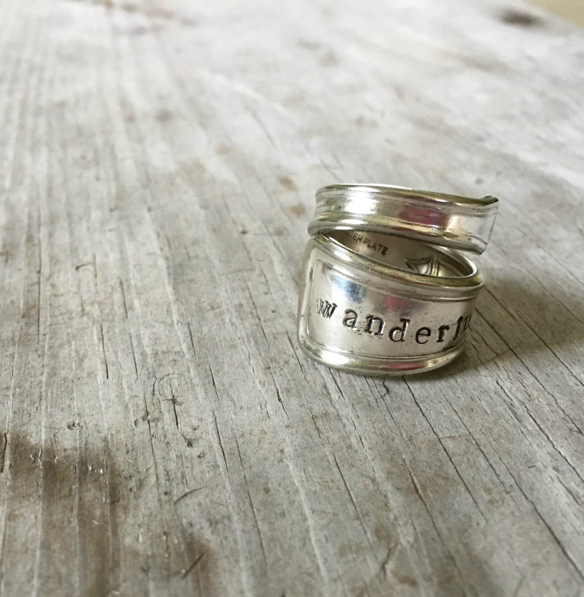 Wanderlust Handmade Coil Wrap spoon Ring