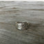 Fortune pattern upcycled silverware spoon ring - Spoon Ring - handcrafted from upcycled vintage silverware - Laughing Frog Studio
