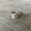 Fortune pattern spoon ring - Spoon Ring - handcrafted from upcycled vintage silverware - Laughing Frog Studio