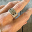 Spoon Ring Coronation Size 8 3726 Shown on Model Hand