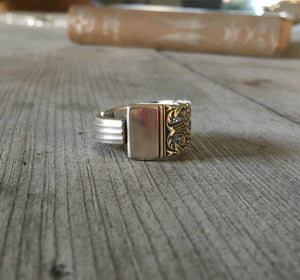 Handmade Spoon Ring Coronation Size 8 3726