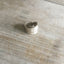 Back view of size 6 Imperial spoon ring with Art Deco design - upcycled vintage silverware jewelry