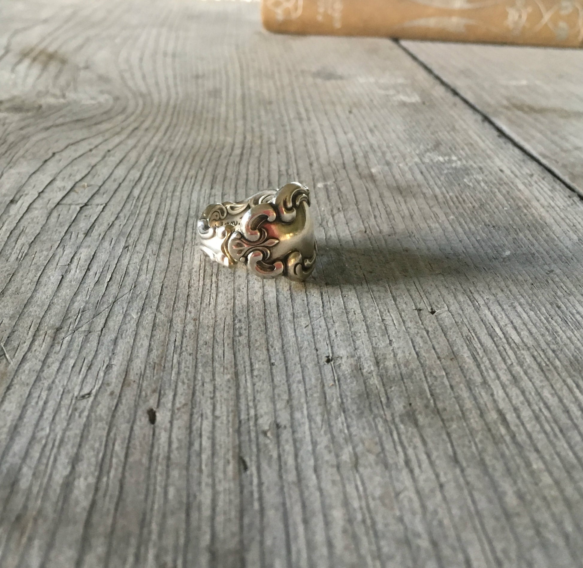 Spoon Ring Modern Baroque Size 8 Oneida 3912 