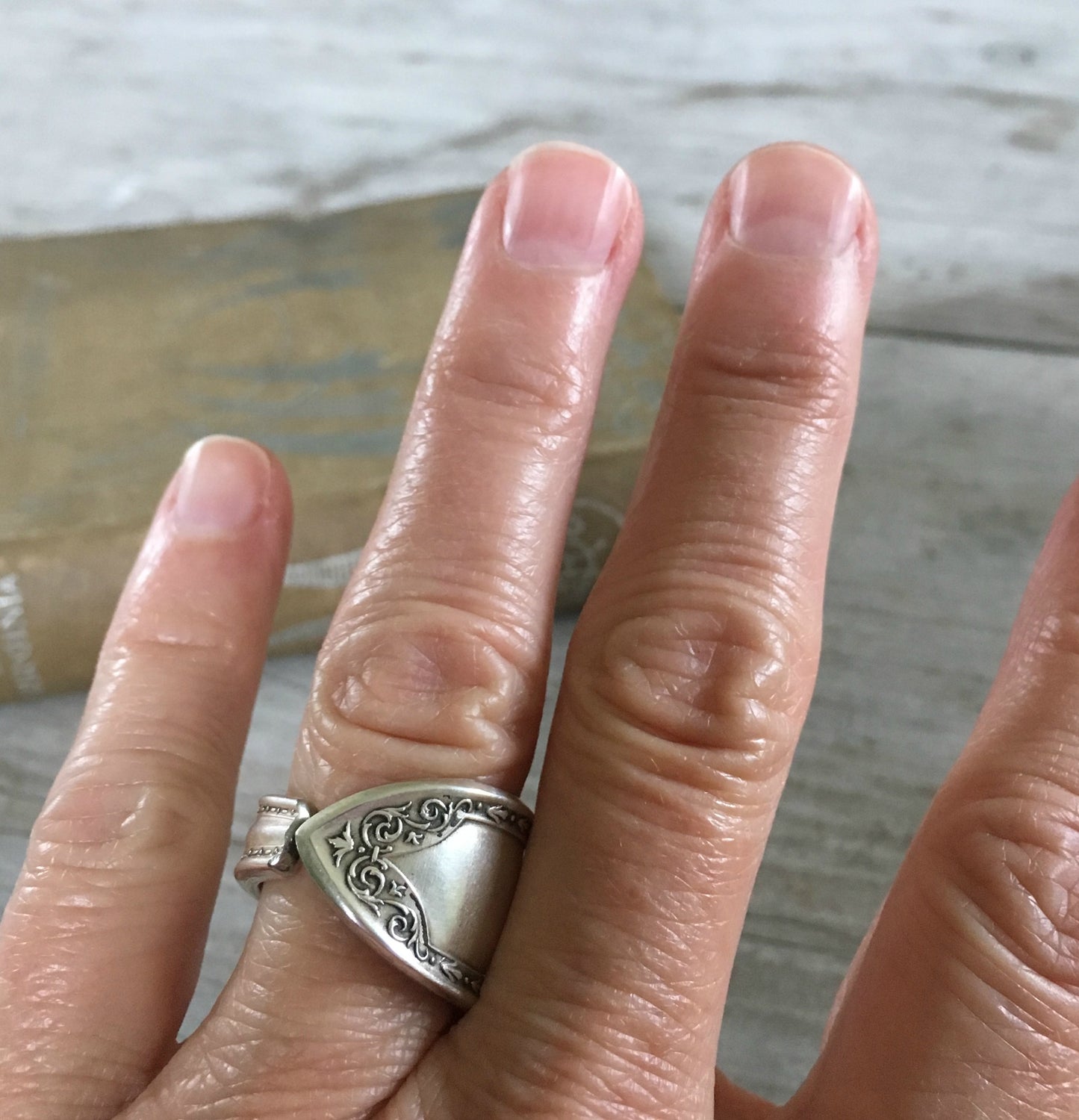 SALE Spoon Ring - SHERATON - #3695
