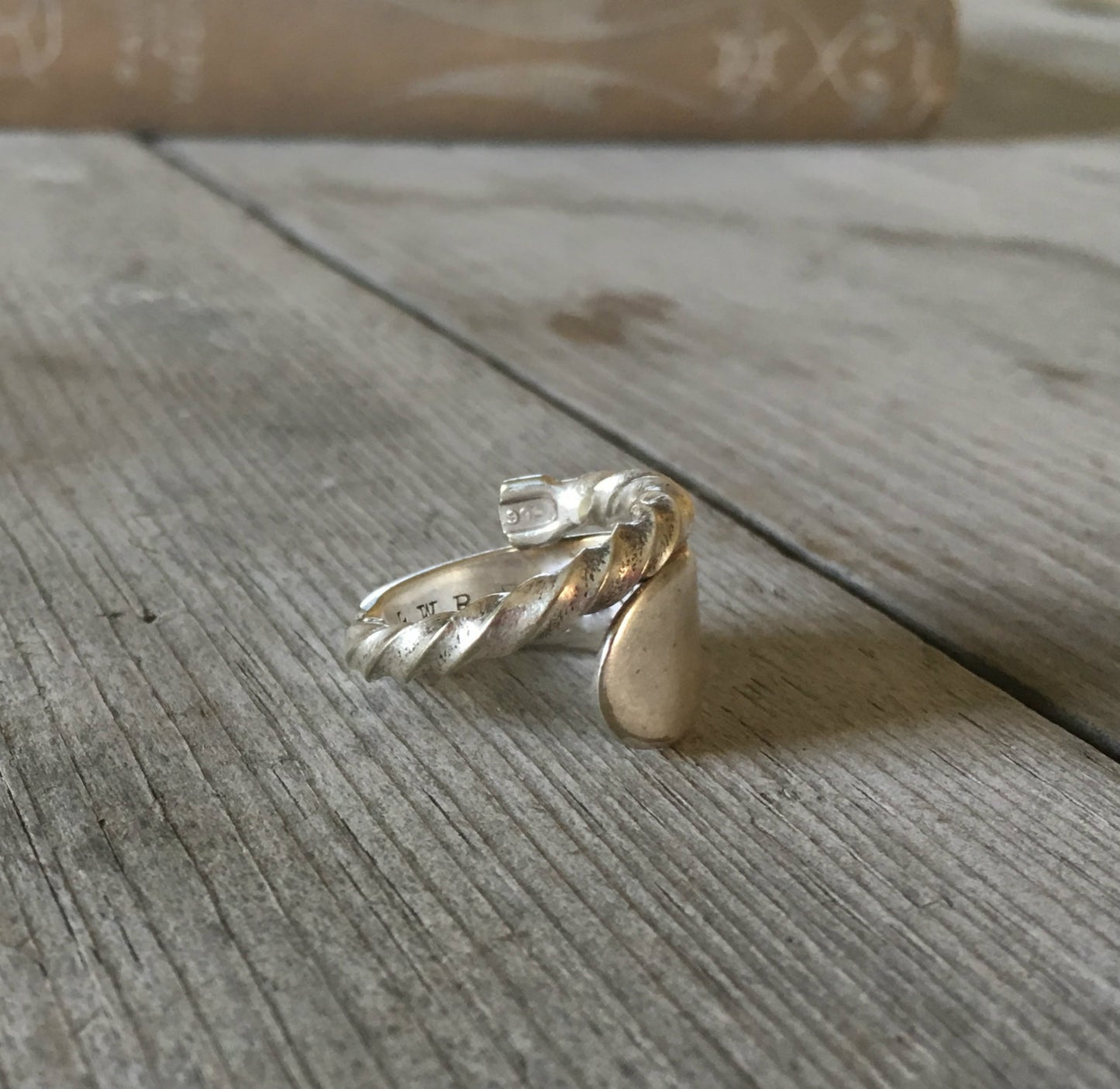 CUSTOM ORDER - Spoon Ring - WINDSOR TWIST