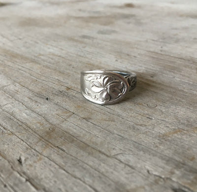 Floral Spoon Ring