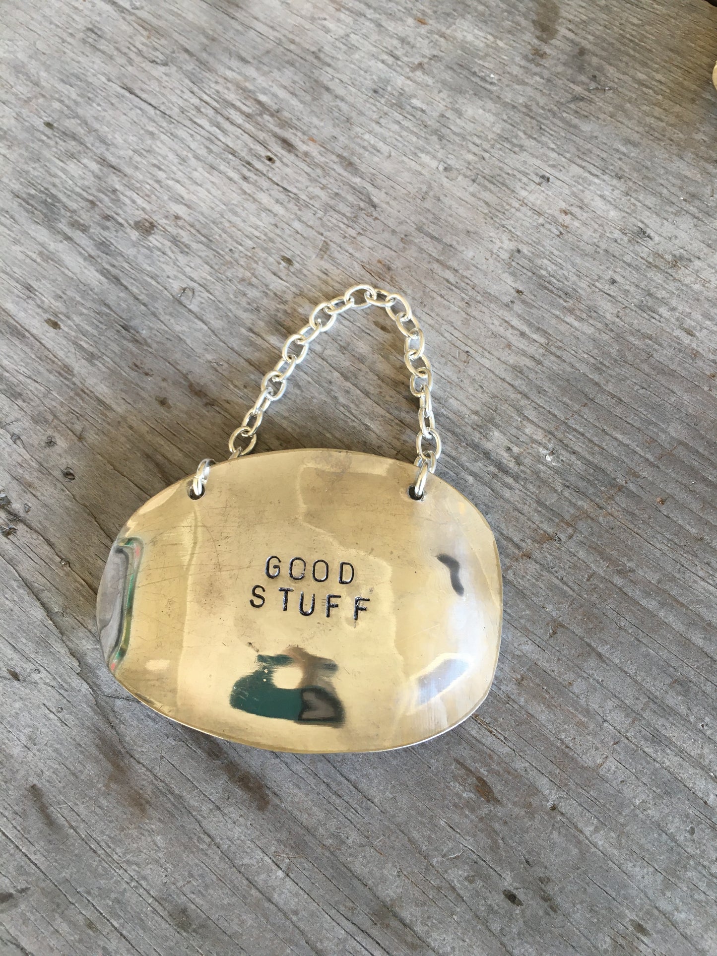 Spoon Wine Label Hand Stamped Cheap Stuff