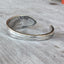 Spoon Cuff Bracelet Queen Bess Pattern Back View 3328