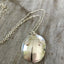 Upcycled spoon necklace ladybug shaped handmade with wirework
