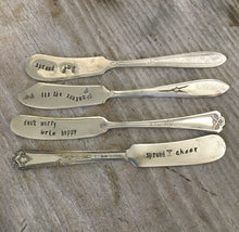 Hand Stamped Cheese Spreader/Knife - SPREAD CHEER - #4543