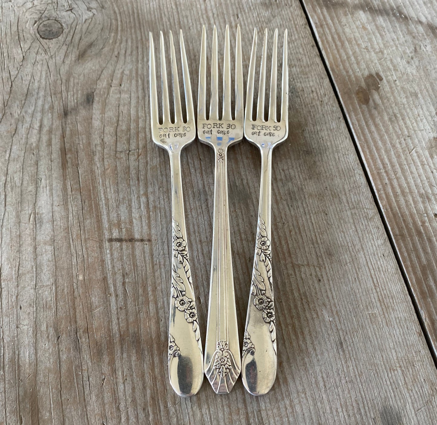 Cake Fork - FORK 50 - EAT CAKE - Birthday Fork