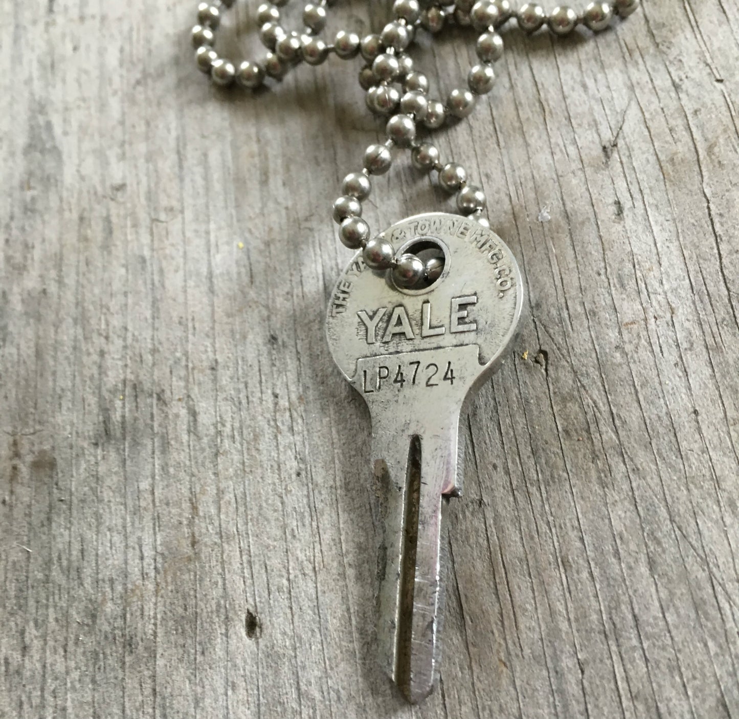Stamped Key Necklace – DREAM - #3537
