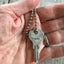 Stamped Key Necklace – DREAM - #3537