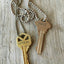 Handstampd Vintage Key Necklaces Loyalty and Peace