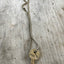 Hand Stamped Upcycled Key Necklace WILD CHILD with 16" vintage ball chain
