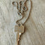 Stamped Key Necklace - AND SO IT GOES - #3710