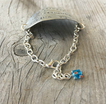 Upcycled Spoon Bracelet and Millifiori Bead