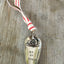 Stamped spoon Christmas ornament with manger charm