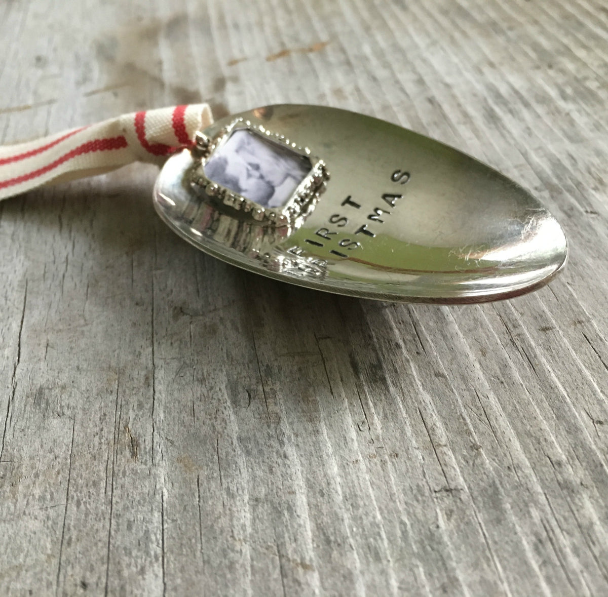 Spoon Ornament with Frame - FIRST CHRISTMAS – Laughing Frog Studio