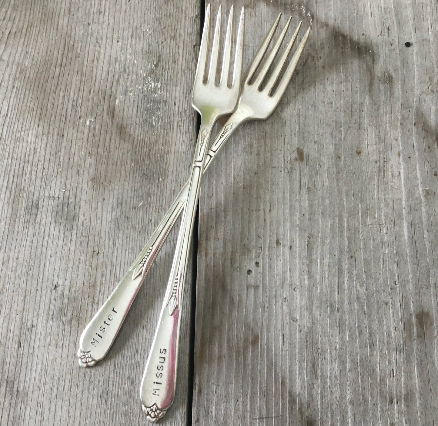 Wedding Forks - MISTER MISSUS - INSPIRATION - #2703