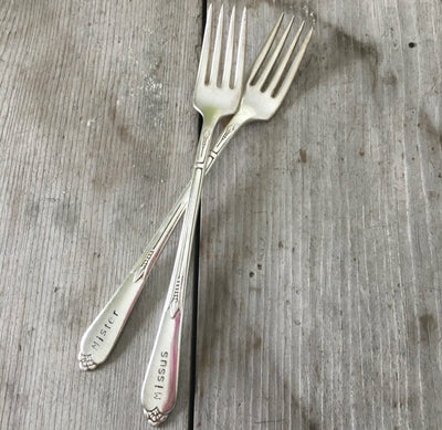 Wedding Forks - MISTER MISSUS - INSPIRATION - #2703