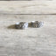 Gorham Dehli sterling spoon ring close-up detail - Sterling spoon ring - handcrafted from upcycled vintage silverware - Laughing Frog Studio