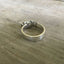 Interior view of Royal Danish sterling silver demitasse spoon ring - Sterling spoon ring - handcrafted from upcycled vintage silverware - Laughing Frog Studio