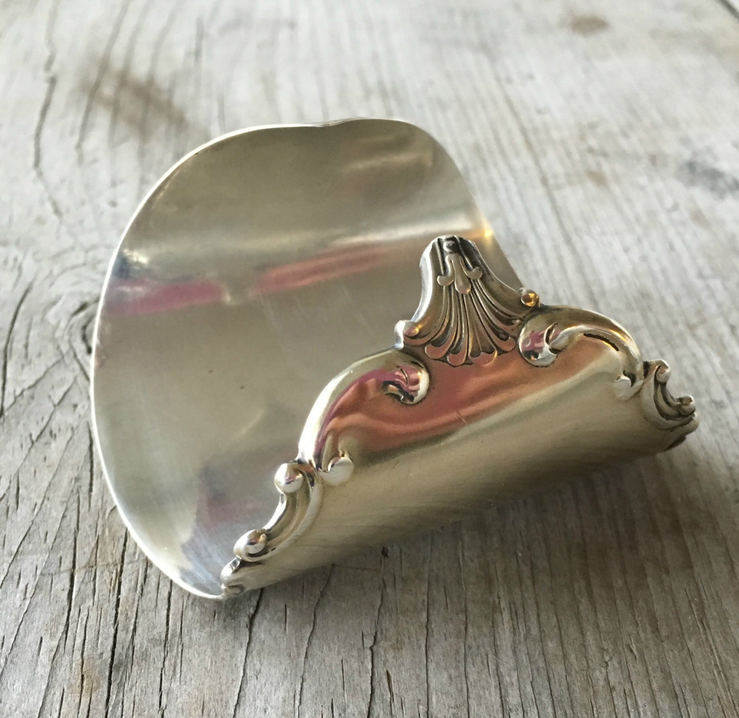 Sterling Cake Server Cuff Bracelet - QUEEN - #4173