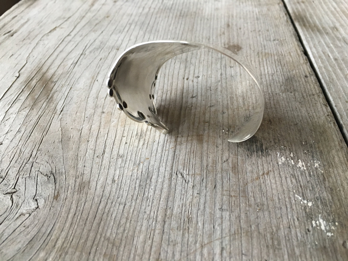 Sterling Cake Server Cuff Bracelet - QUEEN - #4173