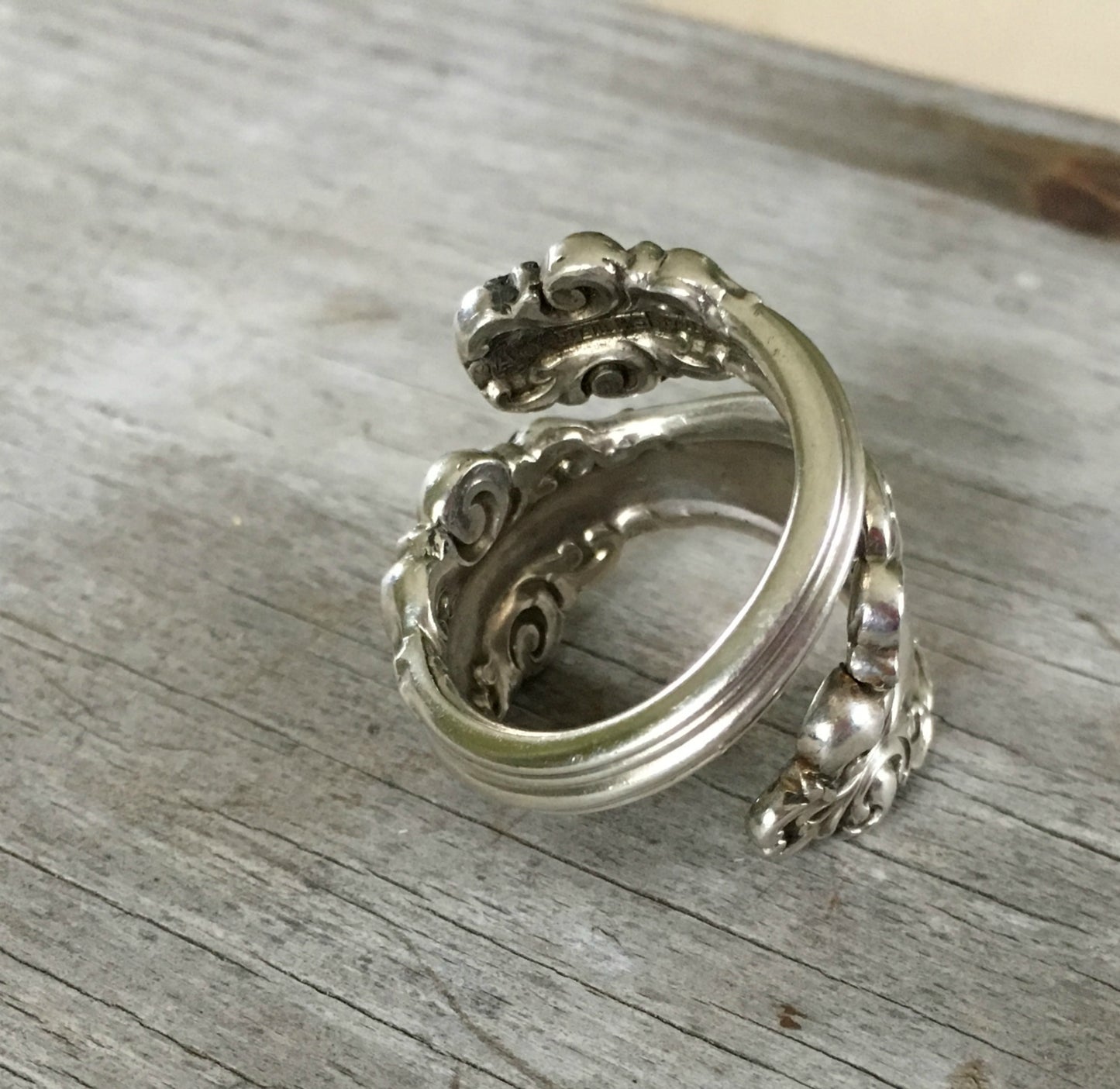 Sterling Spoon Ring - ALVIN LORRAINE - #4093