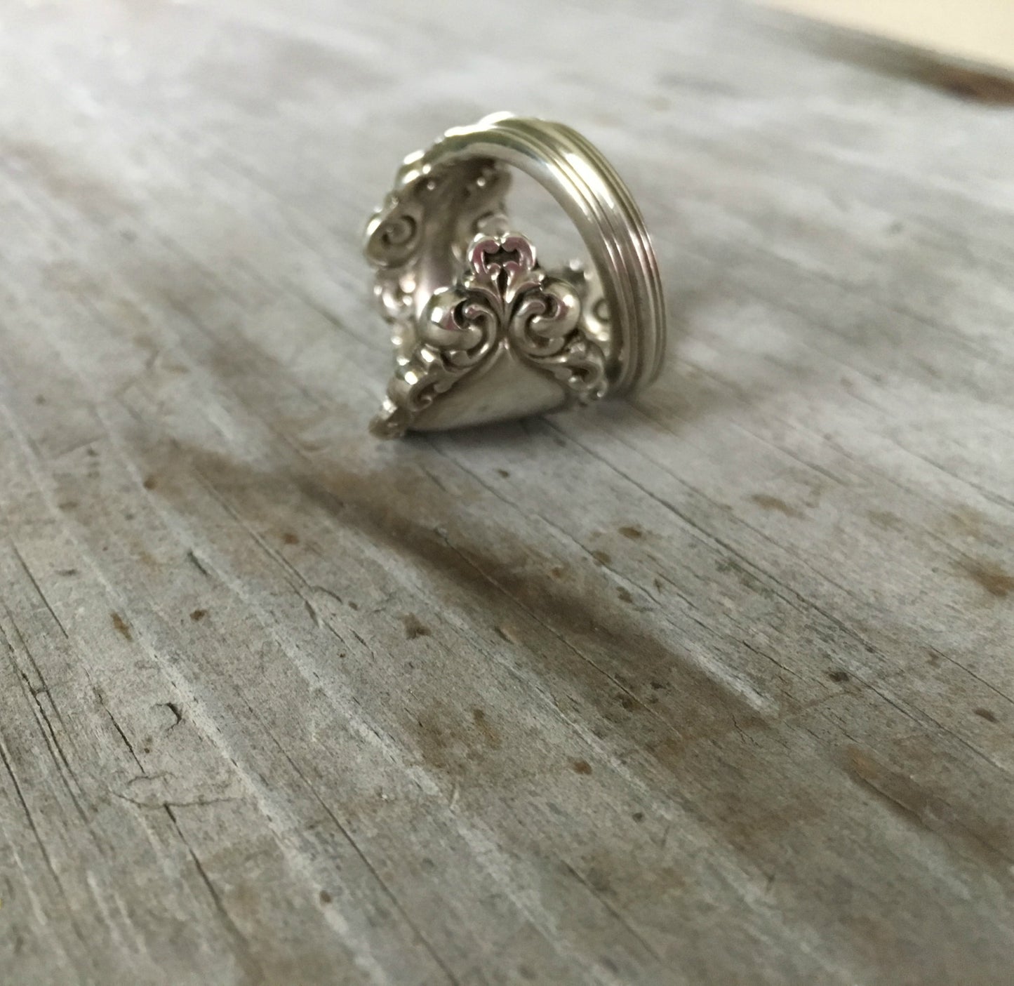 Sterling Spoon Ring - ALVIN LORRAINE - #4093