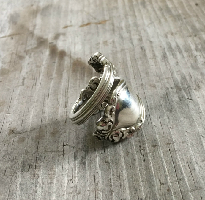 Sterling Spoon Ring - ALVIN LORRAINE - #4093