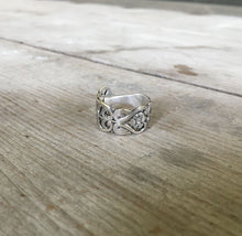 Detail View of Sterling Spoon Ring from Sweden Demi Tass Spoon