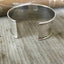 Sterling napkin ring cuff bracelet monogrammed Alice