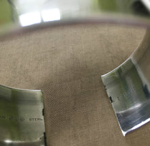 Gorham Sterling markings on Sterling napkin ring cuff bracelet monogrammed Alice