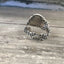 Ornate Josephine pattern sterling silver coil wrap spoon ring - Sterling spoon ring - handcrafted from upcycled vintage silverware - Laughing Frog Studio