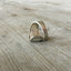 Sterling Silver spoon ring standing on end