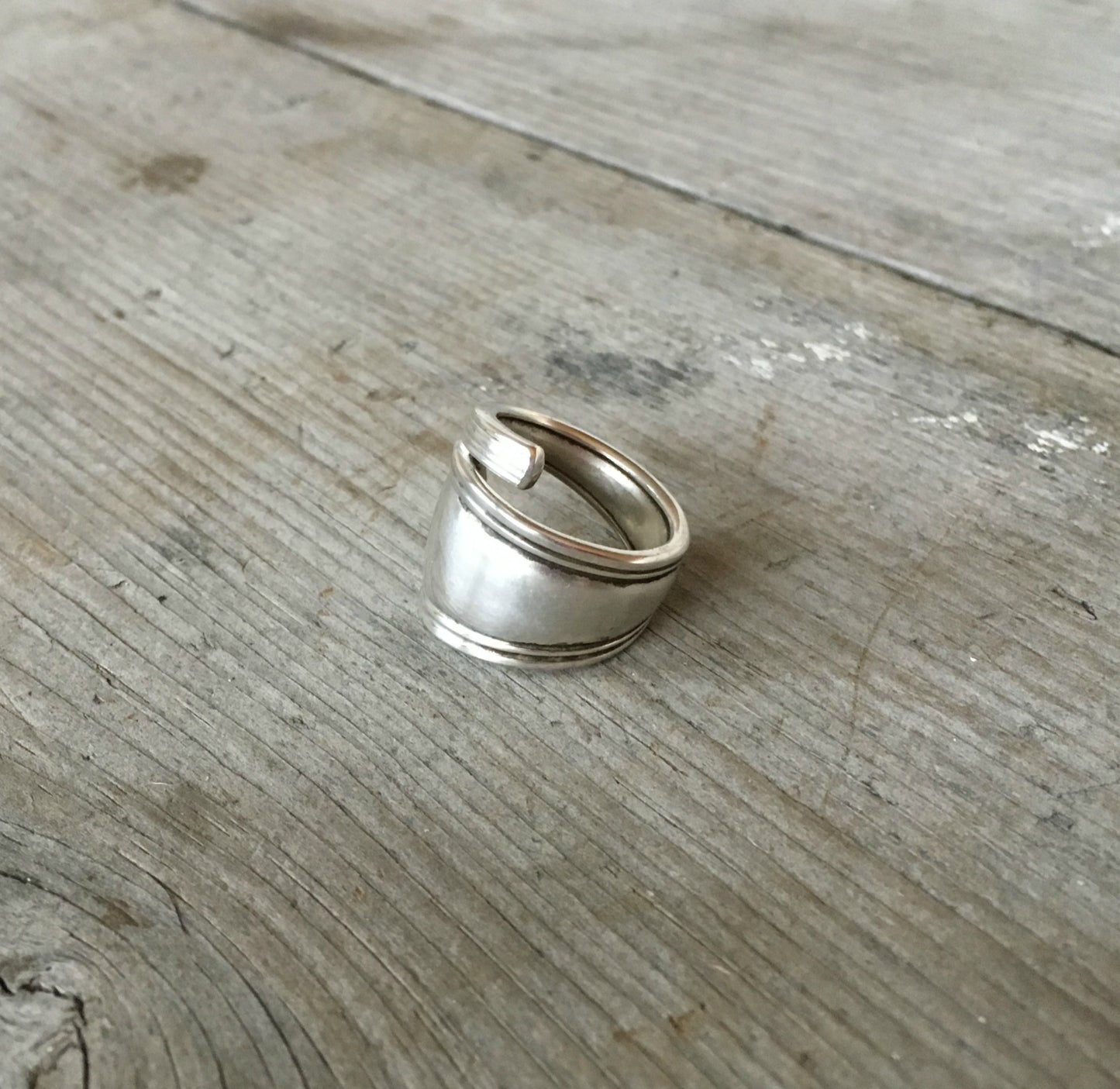 Spoon Ring from antique sterling spoon 