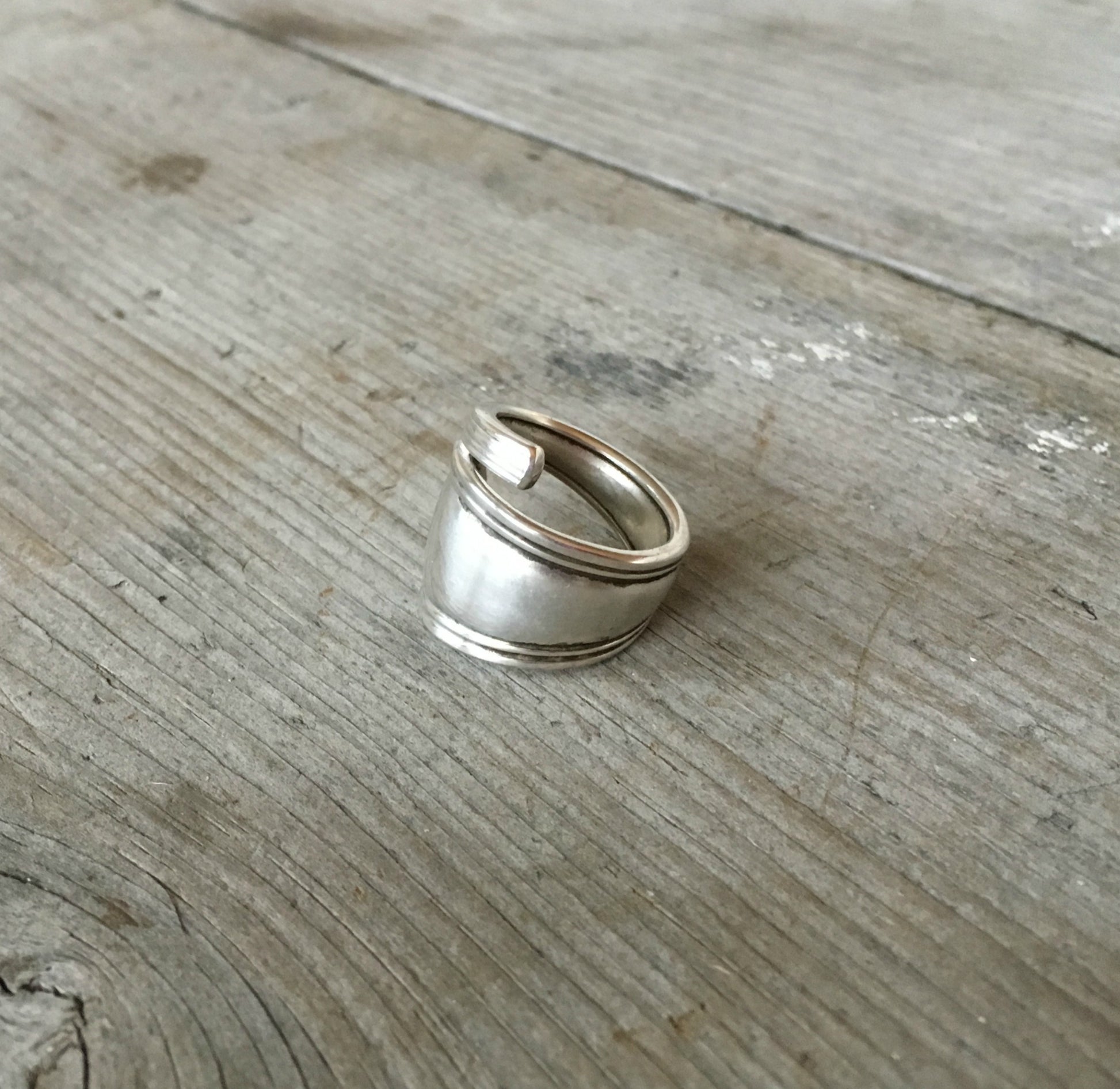 Spoon Ring from antique sterling spoon 