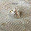 Sterling Silver Coil Wrap Spoon Ring Size 8