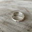 Inside view of Sterling Silver Spoon Ring From Demi Tasse Spoon with Floral Relief