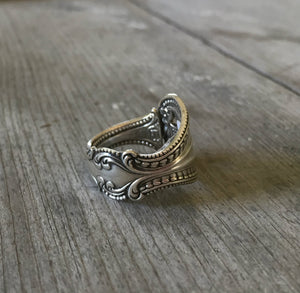 Sterling Spoon Ring – OLD COLONY - #3082