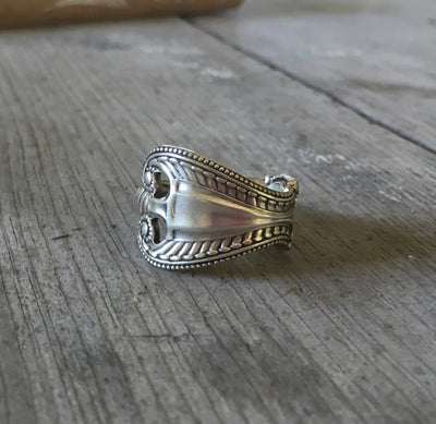 Sterling Spoon Ring – OLD COLONY - #3082