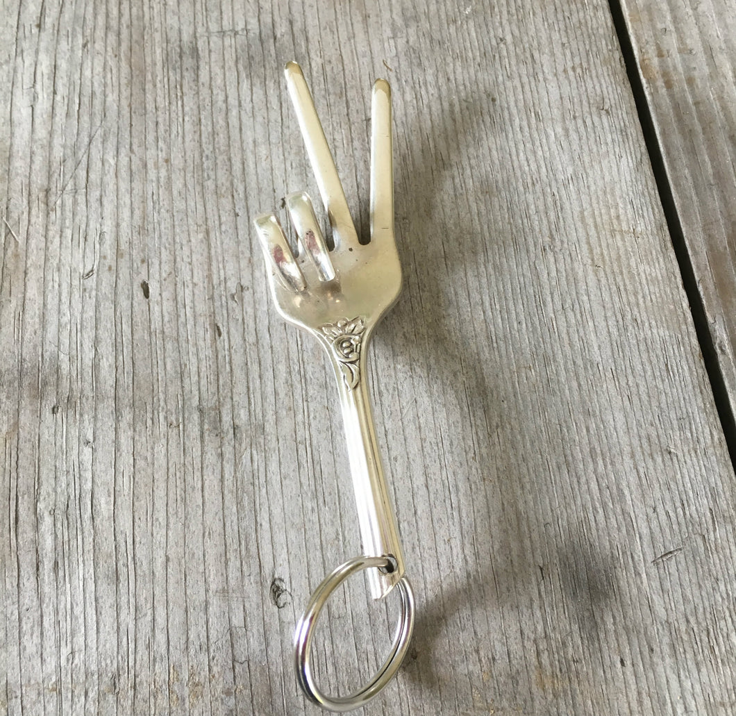 Fork Keychain - PEACE - #3722