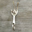 Upcycled Fork Peace Keychain