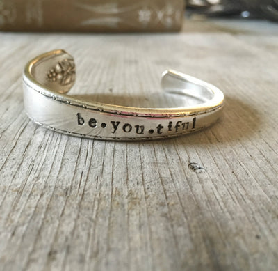 Spoon Cuff Bracelet - BE.YOU.TIFUL - BORDEAUX - #3977