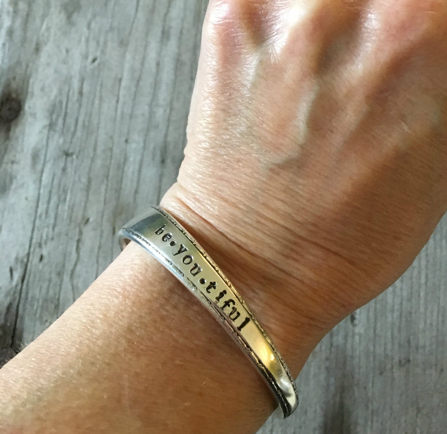 Spoon Cuff Bracelet - BE.YOU.TIFUL - BORDEAUX - #3977