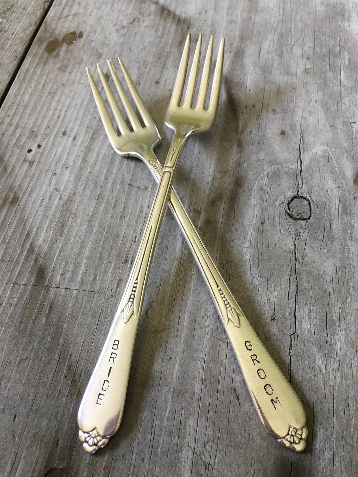 Wedding Forks - BRIDE GROOM - INSPIRATION - #3298